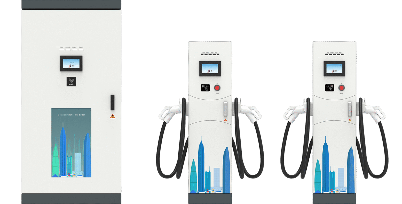 Ultra fast EV charging clusters