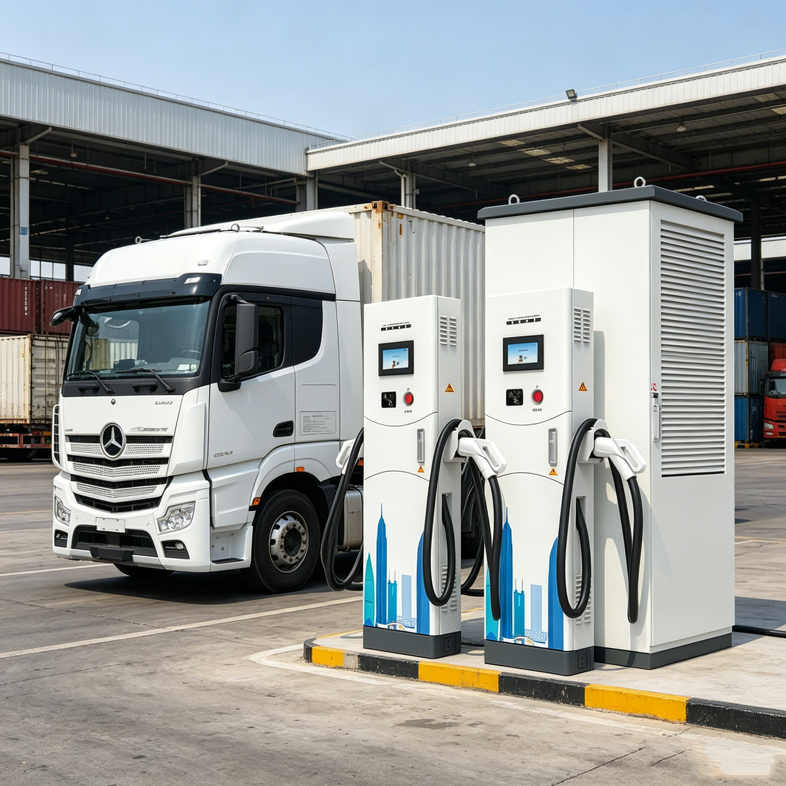 EV Charging Hubs for Logistics Fleets