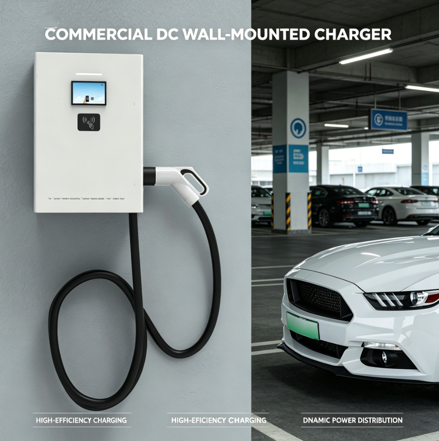DC Wallbox EV Charger for Public Parking